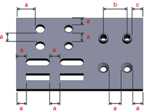 □SUNCO SUS組込用W(JIS小 2×4.3×0.4 (50000本入) W00202110020000000